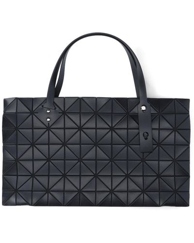 Bao Bao Issey Miyake Geometric Details Shoulder Bag - Black