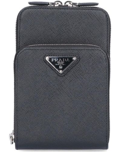 Prada Shoulder Strap Smartphone Case - Black