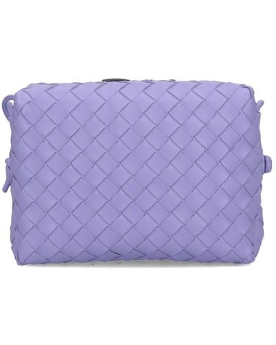 Bottega Veneta Small 'loop' Shoulder Bag - Purple