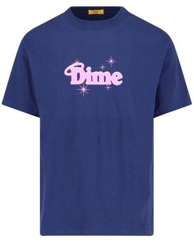 Dime 'halo' T-shirt - Blue