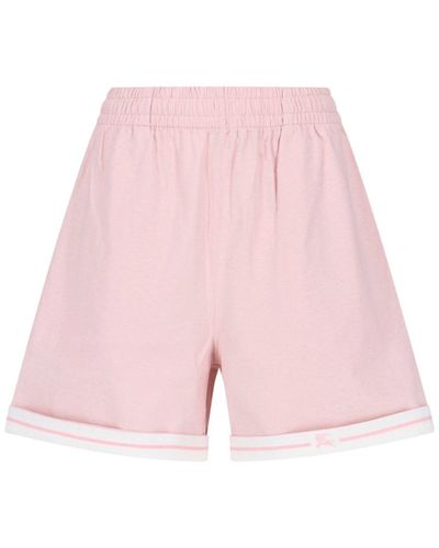 Burberry Track Shorts - Pink