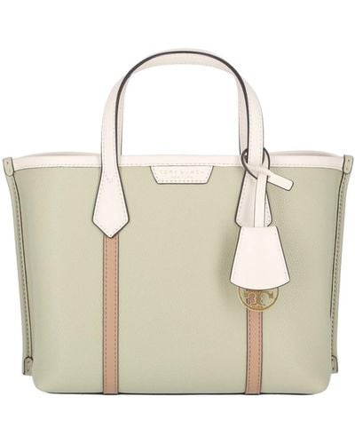 Tory Burch Perry Small Tote Bag - White