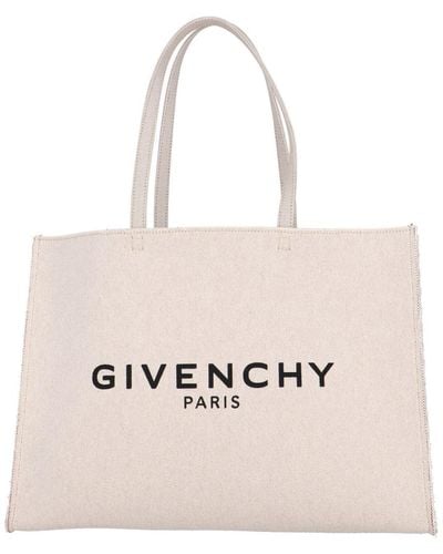 Givenchy Borsa Tote Grande "G" - Neutro