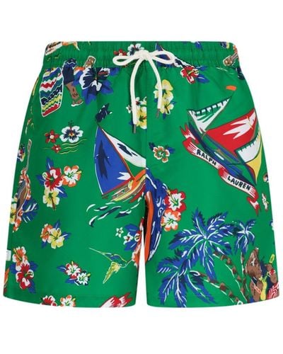 Polo Ralph Lauren 'traveler' Swim Shorts - Green