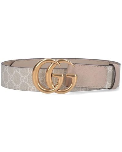Gucci Belt 'Gg Marmont' - White