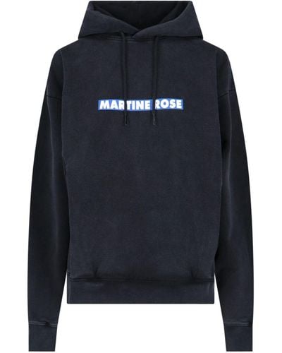 Martine Rose 'blow Your Mind' Hoodie - Blue