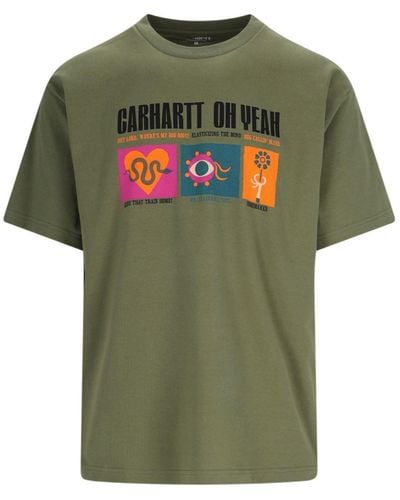 Carhartt 's/s Oh Yeah' T-shirt - Green