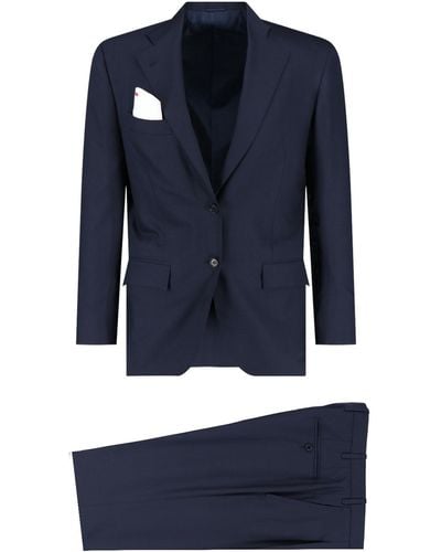 Kiton Single-breasted Suit - Blue