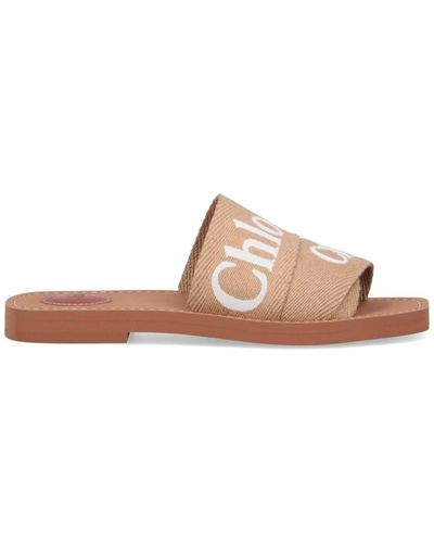 Chloé 'woody' Sandals - Pink