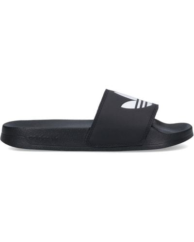 adidas Logo Slide Sandals - Blue