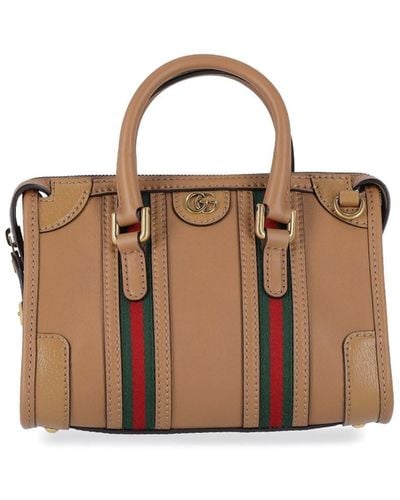 Gucci Mini Bowling Handbag - Brown