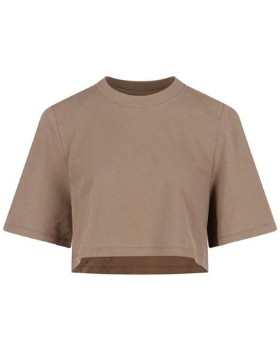 Isabel Marant T-Shirt Crop - Neutro