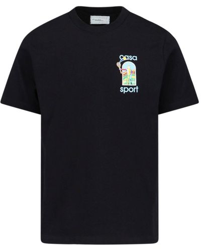 Casablancabrand 'le Jeu Coloré' T-shirt - Black