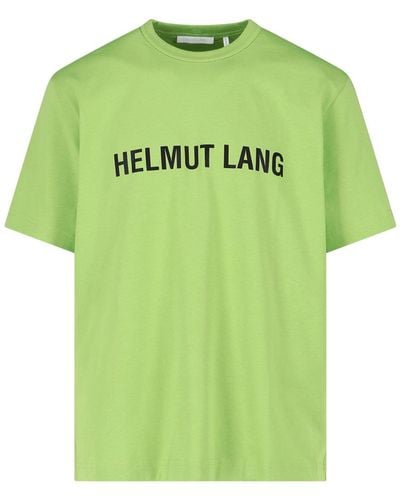 Helmut Lang T-Shirt Logo - Verde