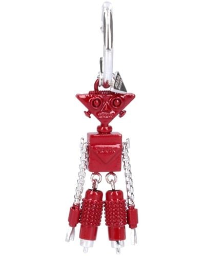 Prada Orecchino Robot - Rosso
