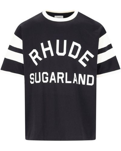 Rhude T-Shirt Logo - Nero