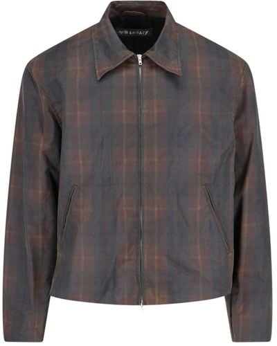 Our Legacy Check Jacket - Gray