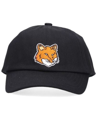 Maison Kitsuné "bold Fox" Baseball Cap - Blue