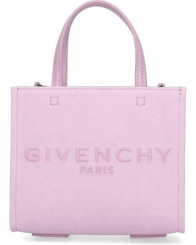 Givenchy Borsa Mini "Tote G" - Rosa