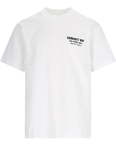 Carhartt T-Shirt "Less Troubles" - Bianco