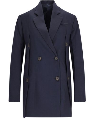 Eudon Choi 'beatrice' Double-breasted Blazer - Blue