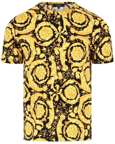 Versace T-Shirt Intima "Barocco" - Giallo