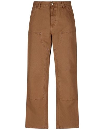 Carhartt 'double Knee' Trousers - Brown