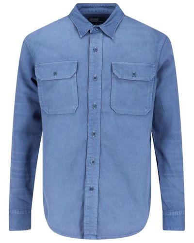 Polo Ralph Lauren Camicia In Denim - Blu