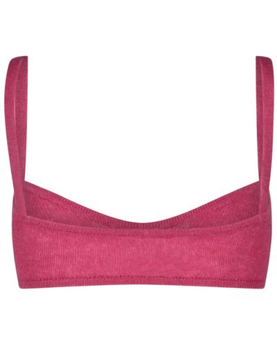 KHAITE Eda Bralette in Taupe
