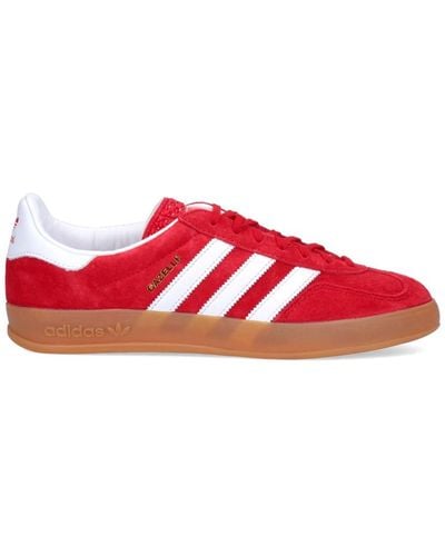 adidas Gazelle Indoor Sneakers Scarlet / White - Red