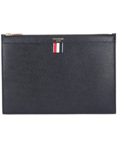 Thom Browne Tablet Pouch - Blue