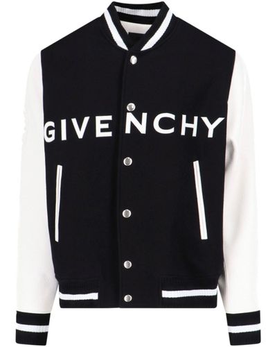 Givenchy Bomber Logo - Black