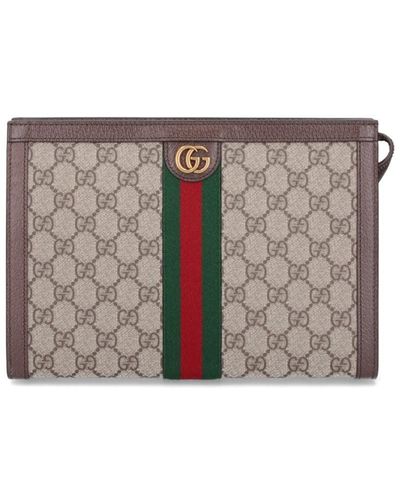 Gucci Pouch "ophidia" - Gray