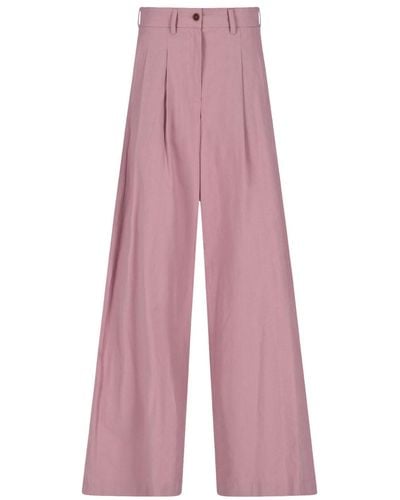 Jejia Wide-leg Trousers - Purple