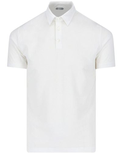 Zanone Basic Polo Shirt - White