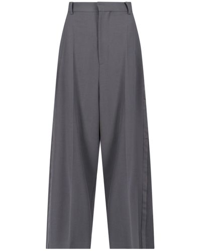 MM6 by Maison Martin Margiela Wide Trousers - Grey