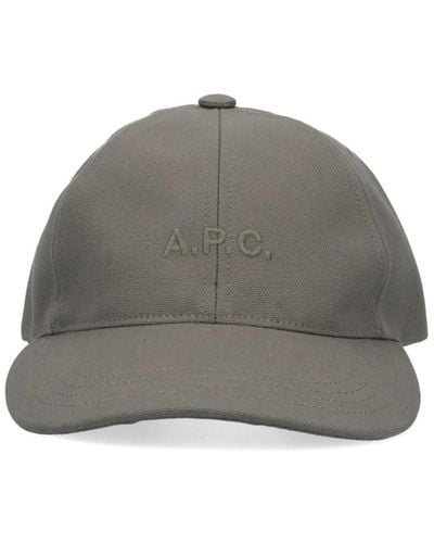 A.P.C. 'charlie' Baseball Cap - Grey