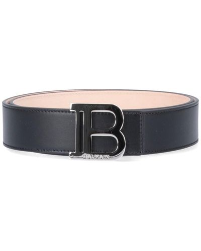 Balmain 'b' Logo Belt - Black