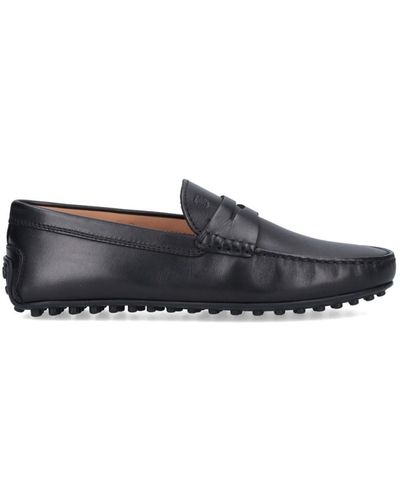 Tod's City Gommino Leather Driver - Black