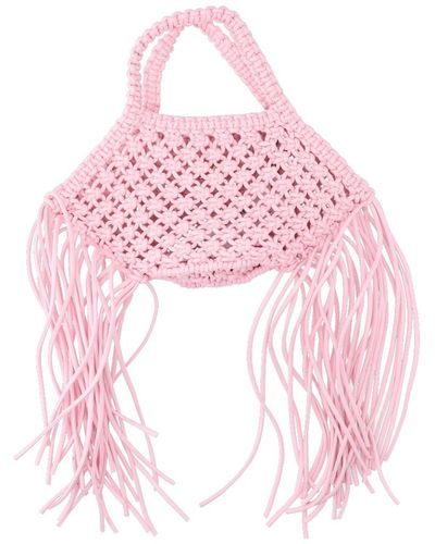 Yuzefi 'woven Basket' Mini Bag - Pink