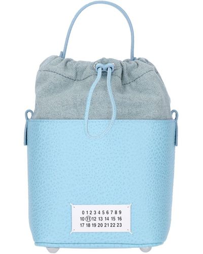 Maison Margiela 5ac Small Bucket Bag - Blue
