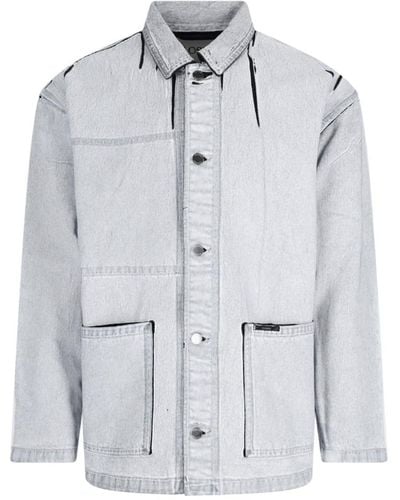 Closed Reversible Denim Jacket - Gray