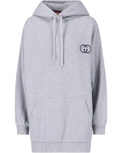 Gucci Oversize Hoodie - Gray