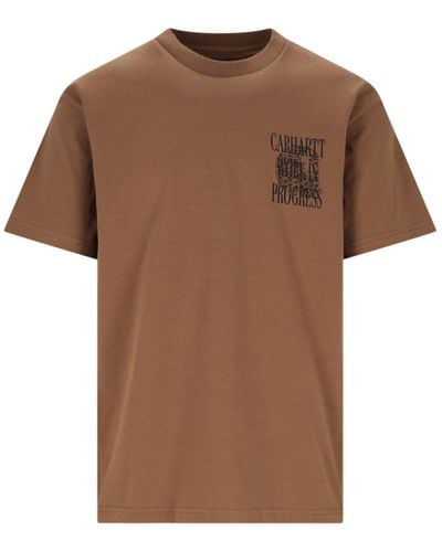 Carhartt T-Shirt "S/S Always A Wip" - Marrone