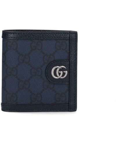 Gucci Bi-fold Wallet "ophidia" - Blue