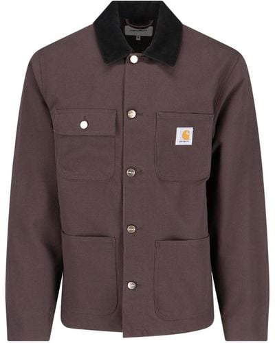 Carhartt 'michigan' Shirt Jacket - Brown