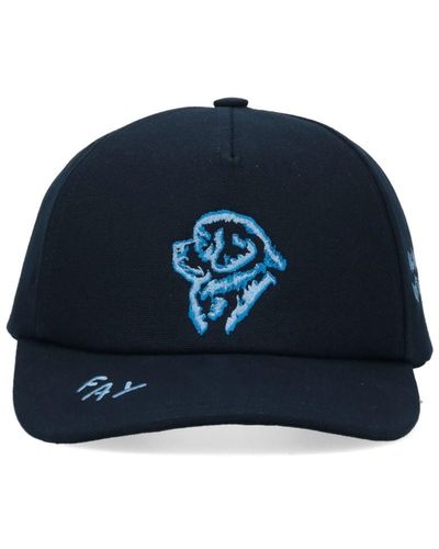 Fay X Pietro Terzini Logo Baseball Cap - Blue