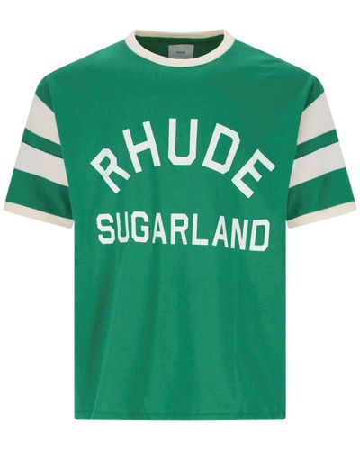 Rhude Logo T-shirt - Green