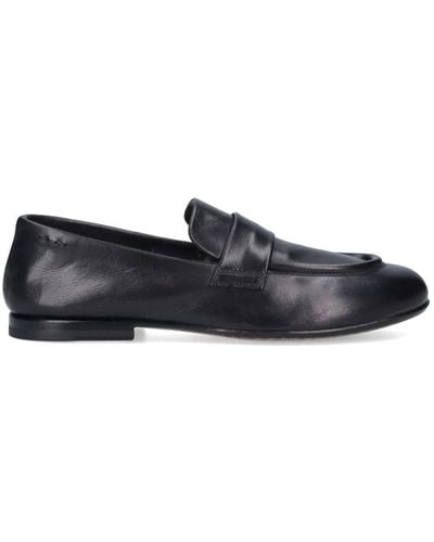 Alexander Hotto Leather Loafers - Black