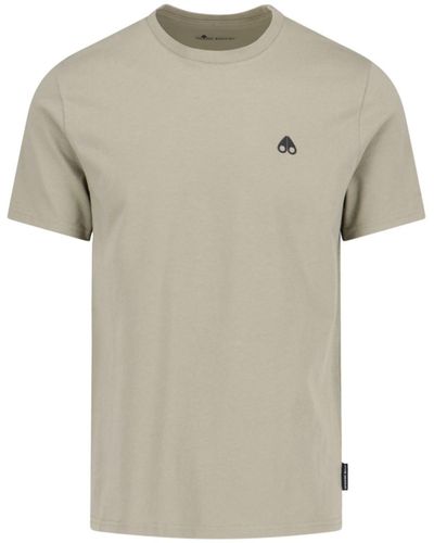 Moose Knuckles T-Shirt Logo - Grigio